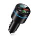 thumbnail image 1 of HAYAN FM Transmitter for Car Bluetooth 5.3, [All-Metal] PD 30W & QC3.0 18W Fast Car Charger, Wireless FM Radio Car Kit Bluetooth Car Adapter, Noise Cancelling Hands-Free Call, Blue Light - Black, 1 of 1