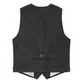 thumbnail image 5 of Tqyyweavej Mens Corduroy Vests Vintage Single Breasted V Neck Waistcoat Solid Color Classic Ribbed Vests with Pockets Size XS to 3XL, 5 of 9