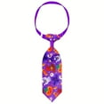 thumbnail image 2 of Adjustable Halloween Dog Collar with Pumpkin and Bat Print - Perfect for Spooky Costume Parties and Trick-or-Treating, 2 of 5