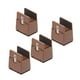 thumbnail image 5 of Elevadores de muebles de cama perfecl de 4 piezas con abrazadera de tornillo Marrón 10-37 mm, 5 of 8