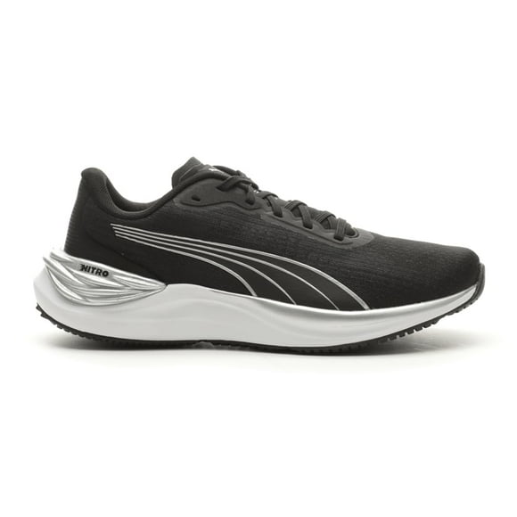 PUMA Womens Electrify Nitro 3 Running Sneakers Shoes - Black - Size 7 M