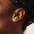 thumbnail image 4 of Primal Gold 14 Karat White Gold Aquamarine Earrings, 4 of 4