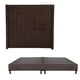 thumbnail image 1 of Box Base Cama King Size + Cabecera Nizza Chocolate, 1 of 7