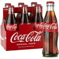 thumbnail image 3 of (2 pack) Coca-Cola Classic Cola Soda Pop, 8 fl oz Glass Bottles, 6 Pack, 3 of 16