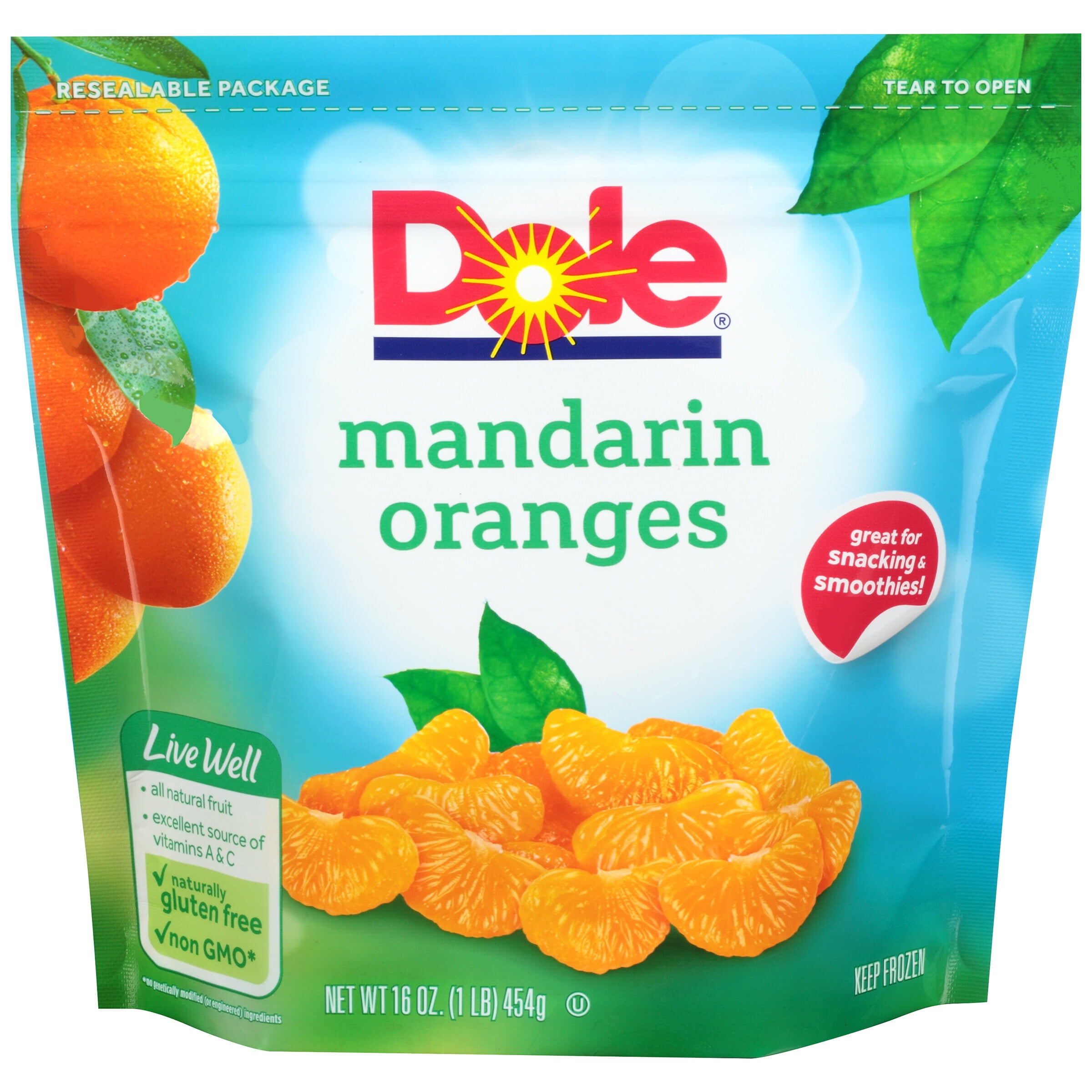 Dole® Mandarin Oranges 16 oz. StandUp Bag