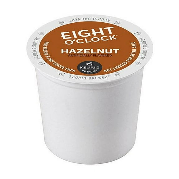 Eight O'Clock Coffee, Hazelnut Blend, K-Cup Coffee Pods, 24 Count
