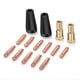 thumbnail image 1 of Kit de Soldadura MIG de 15 Piezas, Boquilla Sin Gas con NúCleo Fundente, Puntas de Soldadura de LatóN de 0,8 Mm, Accesorios de Repuesto para Soldador MIG, 1 of 5