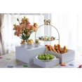 thumbnail image 2 of Buffet Risers Yienopoke, 3 cajas cúbicas acrílicas anidadas, blancas, 2 of 9