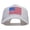 White, variant on American Flag Patched New Big Size Trucker Mesh Cap - Red XL-3XL