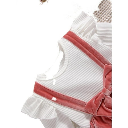 

Colorblock Round Neck Tee Long Sleeve Multicolor Baby Bodysuits (Baby s)