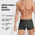thumbnail image 2 of Boxeurs pour Hommes Multipack, sous-Vêtements Respirants Boxeurs Trunks pour Hommes, Lot de 4, 2 of 6