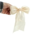 thumbnail image 5 of Unique Bargains 1 Pc Elegant Bow Ribbon Duckbill Hair Clips Hairdo Clip Beige, 5 of 5