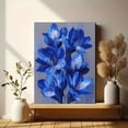 thumbnail image 6 of Blue Alstroemeria Floral Canvas Print Wall Art, Modern Decor for Living Room Bedroom Office Hallway Dining Room, 6 of 8