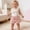 O1 Pink, variant on Ulitacool Summer Clothes For Girls Short Sleeve Summer Off Shoulder Strappy Floral Top With Bow Shorts Two Piece Toddler Kids Lovely Crewneck Outfits 2-3 Years Pink