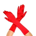 thumbnail image 5 of Music Legs Elbow Length Satin Gloves, 5 of 5