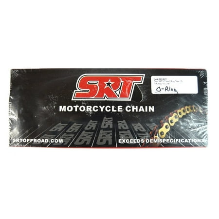 SRT Gold 520 O-Ring MX Chain 120L SRT00011 Heavy Duty 520-120 Links Off (Best Oil For Bicycle Chain)