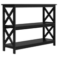 thumbnail image 2 of FullFurnique Entryway Table with X-shape Reinforcement Structures, Black, 2 of 5