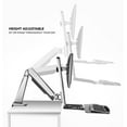 thumbnail image 4 of Mount-It! Single Monitor Adjustable Sit Stand Workstation | Desk Mount, 4 of 7
