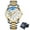 Golden White Box, variant on CHENXI Brand Classic Mens Watches Top Luxury Moon Phase Automatic Mechanical Watch For Men Stainless Steel Waterproof Wristwatch