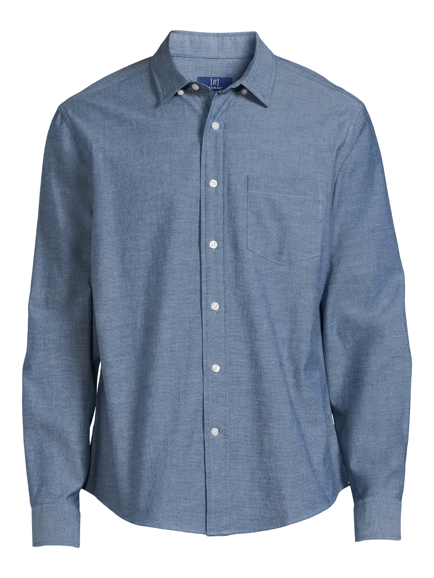 George Men's Poplin Shirt with Long Sleeves