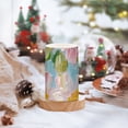 thumbnail image 5 of Flowers Painting Flameless Candles&nbsp;LED Lights Battery Operated Candles with Remote and Timers Flicker Lights Votive Set of 2, 5 of 7