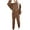 Coffee, variant on Sweatsuit 2pcs Set for Women Casual Tracksuit Long Sleeve Crop Sweatshirt and Sweatpants 2 Piece Solid Outfits Tracksuits