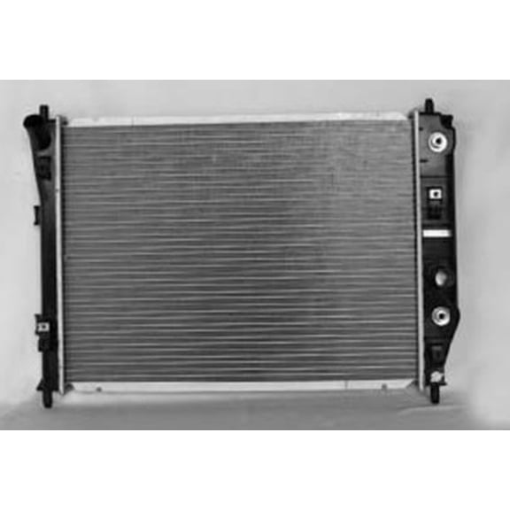 Engine Radiator Compatible with 2008-2013 Chevrolet Corvette 2005-2006 SSR 6.2L 6.0L V8 6162cc 5967cc Automatic Transmission General Motors GM3010510 21996495 21559
