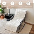 thumbnail image 2 of TOPCHANCES Chaise Lounge Cover, Rocking Chair Protector, Patio Swing Bench Protective Pads Sofa Pets Mat for Outdoor Indoor Furniture (Off-white), 2 of 11