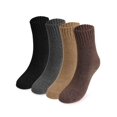 thumbnail image 2 of Spencer 4 Pairs Wool Socks for Men, Thick Winter Hiking Socks, Warm Breathable Crew Mens Socks, 2 of 10