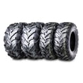 thumbnail image 1 of Set 4 WANDA AT MASTER ATV/UTV Tires 22x7-11 Front & 22x10-9 Rear /6PR P341 - Solid Mud Deep Tread 10250/10251 â€¦, 1 of 10