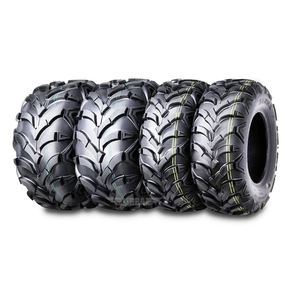 Ensemble 4 WANDA chez MASTER ATV/UTV Pneus 22x7-11 avant & 22x10-9 Arrière /6PR P341 - Boue Solide Crampons Profonds 10250/10251