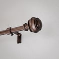 thumbnail image 3 of Mainstays 1/2" Bronze Urn Adjustable Curtain Rod Set, 48"-84", 3 of 6