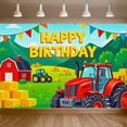 thumbnail image 7 of Farm Themed Happy Birthday Banner Backdrop Decorations Party Supplies for Birthday Party Photography Props Outdoor Celebrations Farmyard Events, 7 of 7
