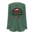 thumbnail image 4 of WEAIXIMIUNG Ladies' Winter Floral Print Sweatshirt Long Sleeve Christmas Top, 4 of 4