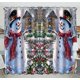 thumbnail image 1 of Cortina de ventana ABPHQTO Navidad Santa Claude 130x210 cm (dos piezas), 1 of 2