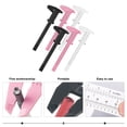 thumbnail image 2 of IFANLANDOR 6Pcs Eyebrow Rulers Plastic Measuring Calipers for Accurate Makeup Application, 2 of 7