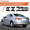 thumbnail image 3 of Soporte de parachoques trasero Unique Bargains para Toyota Corolla 2009-2013 No. 5215602100/5215502110/5256302060/5256202080/5215802010/5215702020, 3 of 7