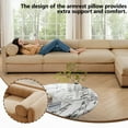 thumbnail image 5 of Modern L-Shaped Sectional Sofa with Storage, Camel Fabric, 220cm, Durable & Comfortable, 5 of 23