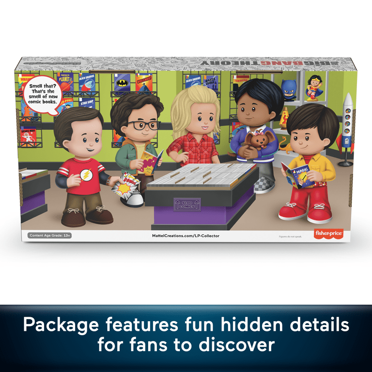 Little People Collector The Big Bang Theory TV Show Set, 5 Figures