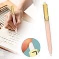 thumbnail image 2 of Retractable Fountain Pen, 0.38mm Extra Fine Nib Fountain Pen for Home Coffice Note-Taking Planning, Smooth Writing & Comfortable Grip, Ink Converter Included, Ink Not Included, 1Pc(Pink1,5.4x0.4"), 2 of 9