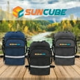 thumbnail image 7 of SUN CUBE Water Bottle Holder with Strap, Insulated Water Bottle Bag Carrier for Walking, Crossbody Bottle Carrying Sling Purse Neoprene Sleeve Pouch Pocket, Hiking Accessories Women Men, Blue 64oz, 7 of 7