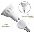 thumbnail image 5 of E14 to GU10 Lamp Base Converter, Bulb Socket Adapter, Heat Resistant Plug, 500W Max Wattage,Up to 220 Degrees-Pack of 5, 5 of 5