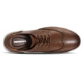 thumbnail image 3 of LuckLilac Men's Oxfords Shoes,Wingtip, Casual Business Dress Sneaker,Brown, 9M, 3 of 5