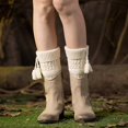 thumbnail image 2 of HAHDAXIA Womens Short Boots Socks Crochet Knitted Boot Cuffs Leg Warmers Socks, 2 of 6