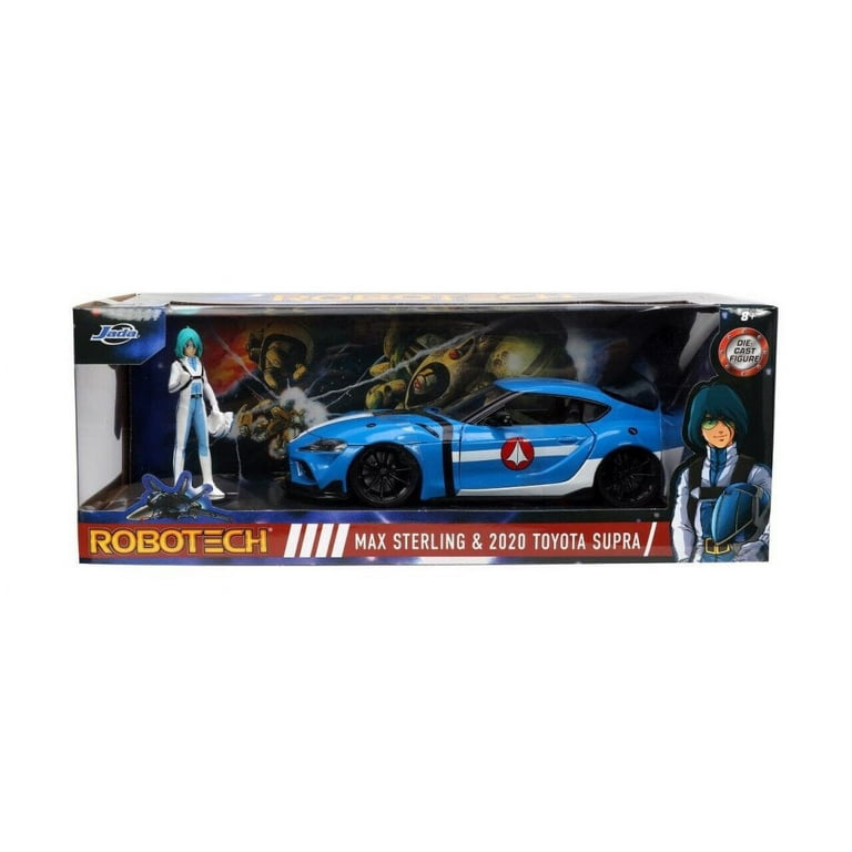 2020 Toyota Supra w/Max Sterling Figure, Robotech - Jada Toys