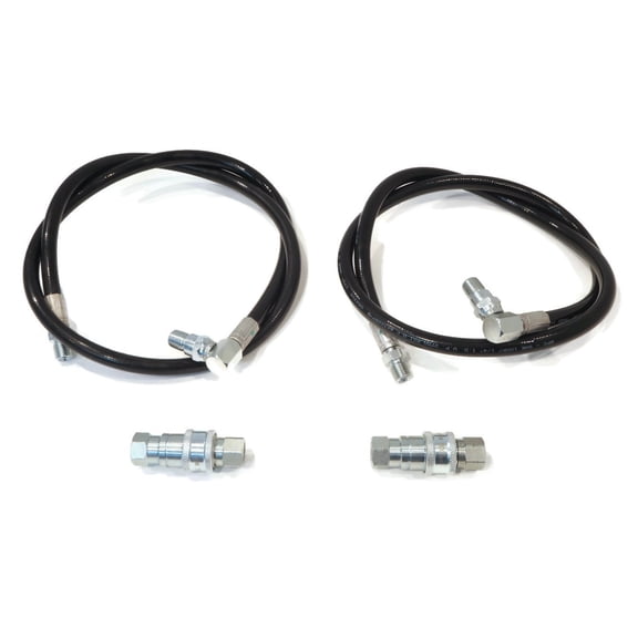 The ROP Shop 2 Pack - Buyers Snowplow Pressure Hoses & Quick Couplers for Meyer E57, E60