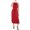 Fire Red, variant on INC Womens Satin Long Midi Dress