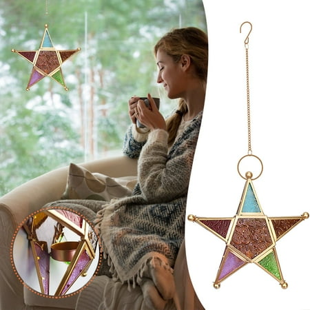 

ERTUTUYI Hanging Star Light ABS High- quality KTV 6 Colors Gold