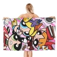 thumbnail image 2 of The Powerpuff Girls Beach Towels Soft Bath Blanket Camping Towels For Travel, Swim, Gym One Size, 2 of 8