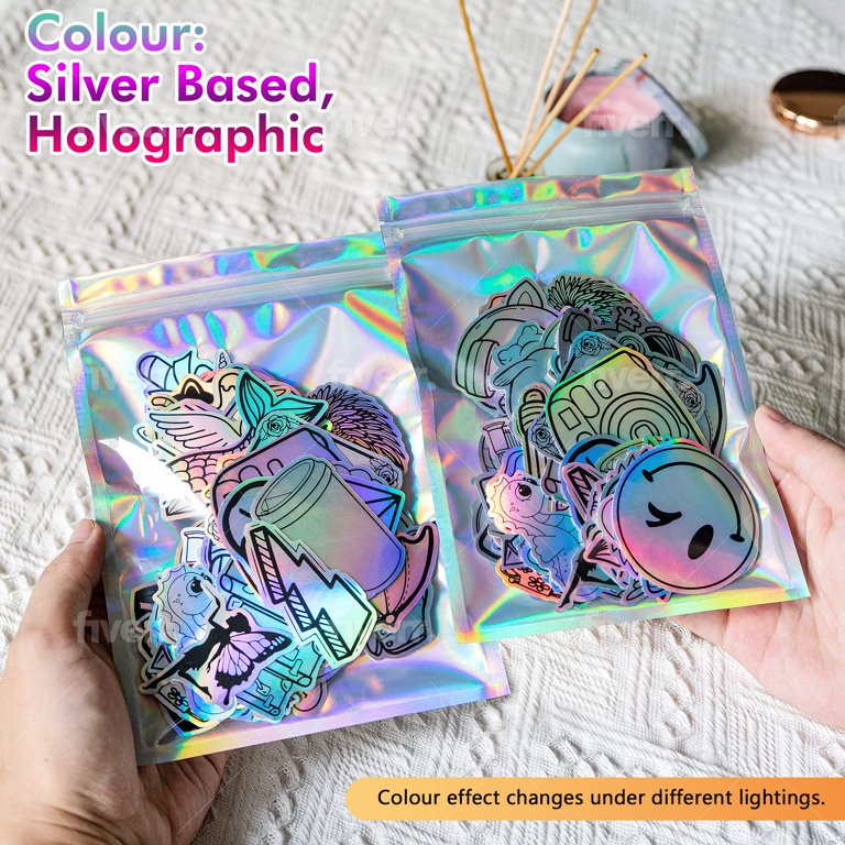  Holographic Shiny Stickers Laser ins Small Fresh Stickers 100  Pieces of Water Cup Luggage Computer Phone case Creative Stickers